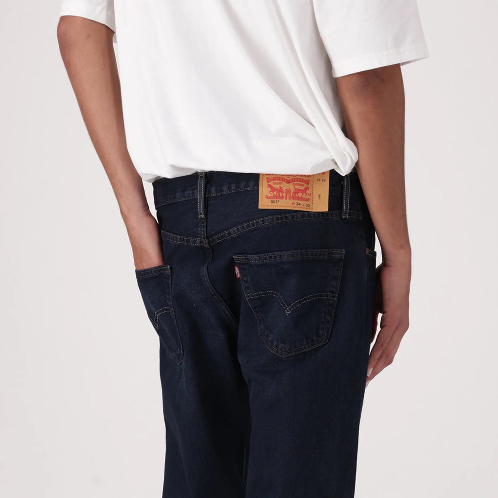 LEVI'S® MEN'S 501® ORIGINAL JEANS - DARK INDIGO - FLAT FINISH
