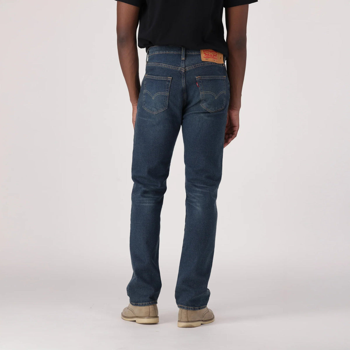 LEVI'S® MEN'S 501® ORIGINAL JEANS - DARK INDIGO - WORN IN