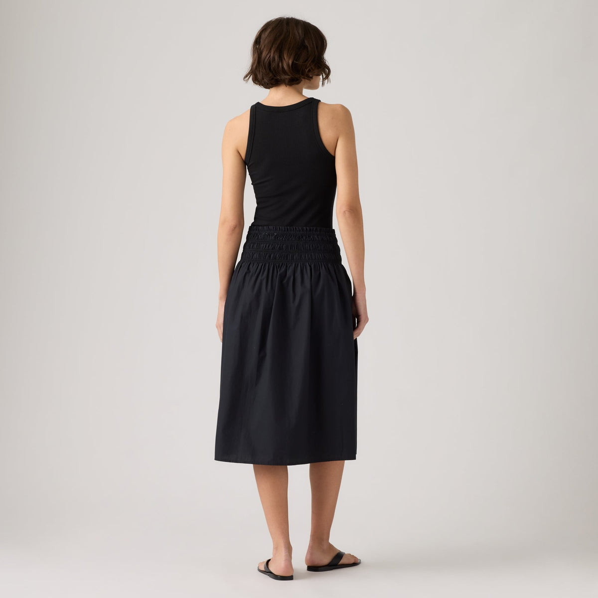 LEVI'S® WOMEN'S EVERDEEN MIDI SKIRT - BLACK